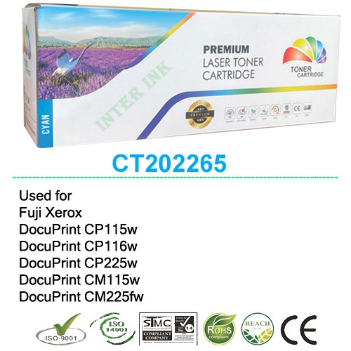 หมึกพิมพ์ Xerox CP115w / CP116w / CP225w / CM115w / CM225fw (CT202265) สีฟ้า Color Box