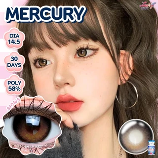 🔥คอนแทคเลนส์✨ขนาดกลาง✨Brown/ Gray✨ Mercury (Luxzylens)