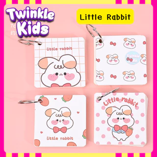 [มาใหม่!]{ราคาต่อ 1 เล่ม} Mini Flash Card สมุดจดศัพท์🐰 -TwinkleKids