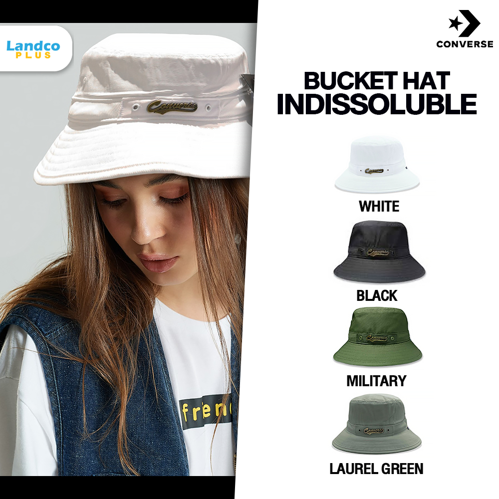 Converse Collection คอนเวิร์ส หมวกบักเก็ต Bucket Hat Indissoluble 1251312U0BK / 1251325AF2GYXX  / 12