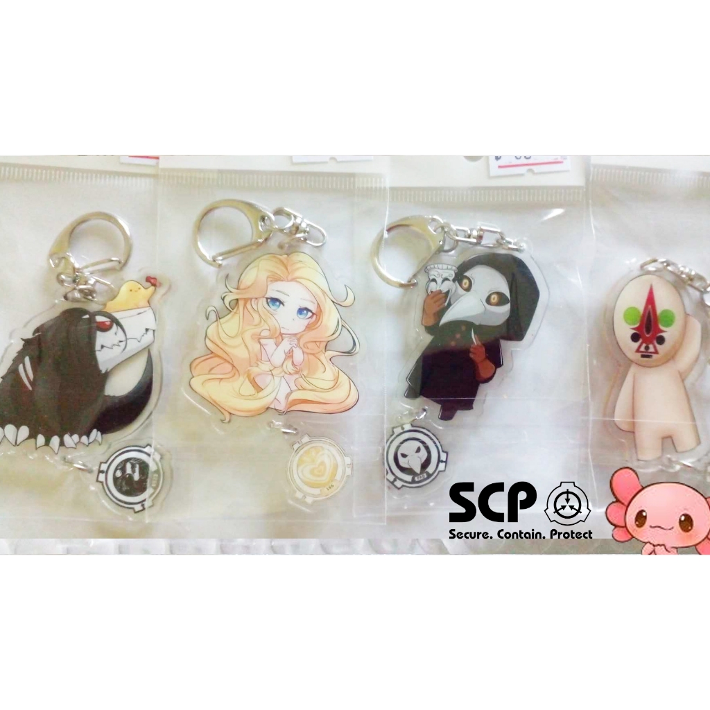 **พร้อมส่งในไทย**พวงกุญแจ SCP Foundation (แพ็คใส่กล่อง)