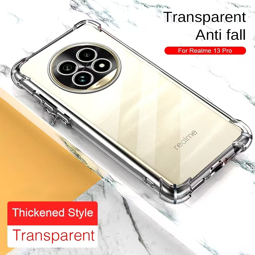 Realme13 5Gตรงรุ่น(พร้อมส่งในไทย)เคสTPUใสกันกระแทกแบบคลุมกล้องRealme 13+5G/Realme 13Pro 5G/Realme 13 Pro+5G