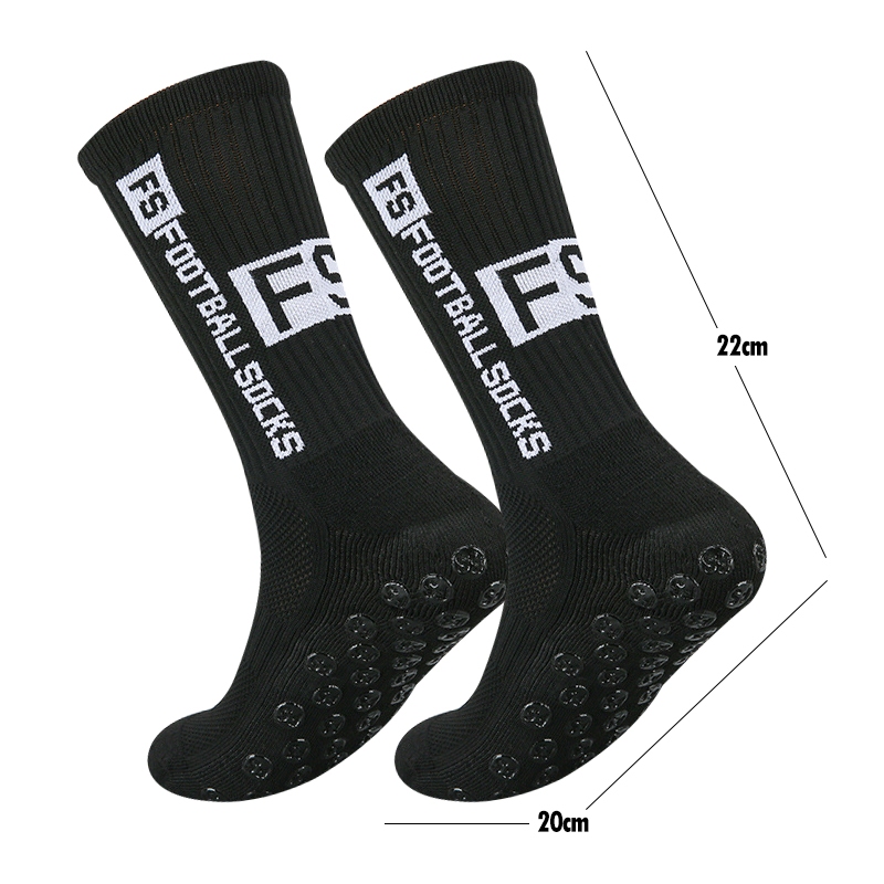 ถุงเท้า สําหรับฟุตบอล/บาสเกตบอล/วิ่ง กันลื่น ซับเหงื่อ ถุงเท้ากีฬา ข้อกลาง ฟรีไซส์ 36-44 ผู้ชาย/ผู้หญิงใส่ได้