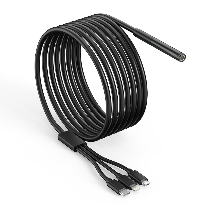 กล้องงู Endoscopic ANESOK W300 WIFI 2MP, ใช้ได้ทั้ง IOS และ Android สายต่อ 3  in 1