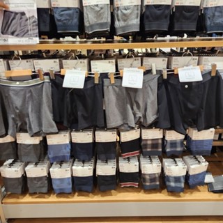 รับหิ้วของแท้ Uniqlo กางเกงในชายไรกลิ่น ทรงขาสั้น เอวปกติ