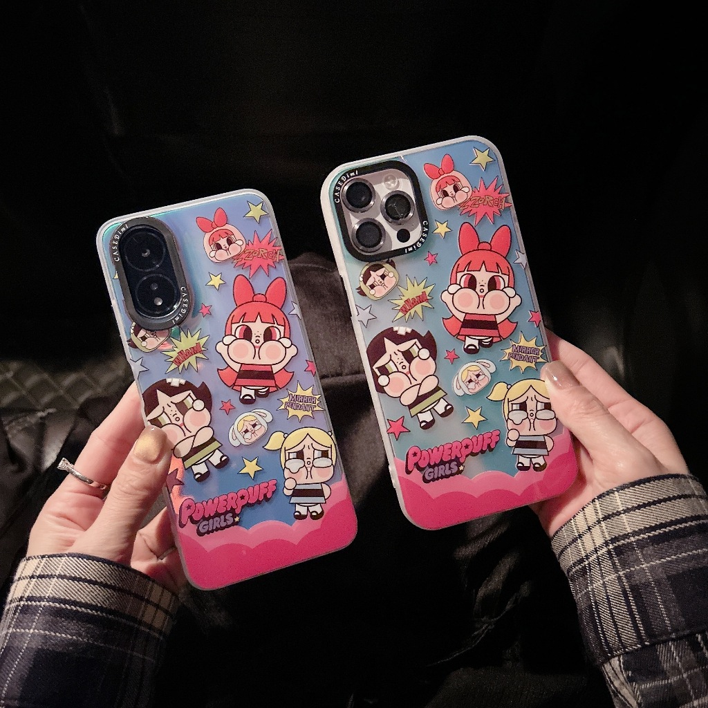 Case เคส ปรอทลายคร้าบแบบี้ สำหรับ รุ่น OPPO A18 A53 A57  A79 SAMSUNG VIVO Y17 Y20 Y21