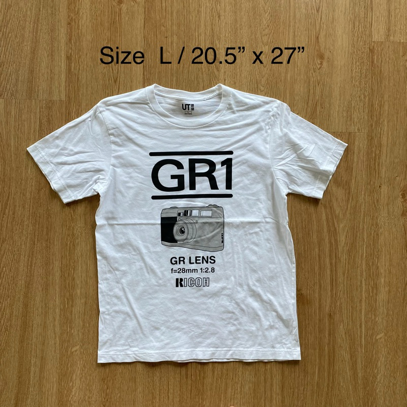 เสื้อยืด มือสอง UT Uniqlo x Ricoh GR1 ริโค่ ของแท้ ญี่ปุ่น