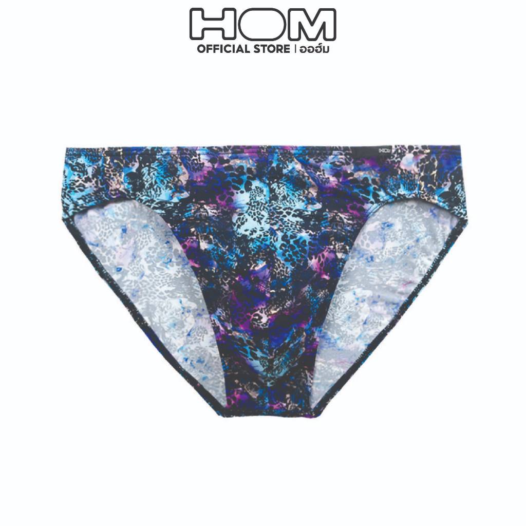 HOM (ออฮ์ม) Paletteรหัส 402897-P243 กางเกงในชาย ทรง micro ผ้า Polyamide แห้งไว ผิวสัมผัสนุ่มลื่น เย็น ระบายอากาศดี