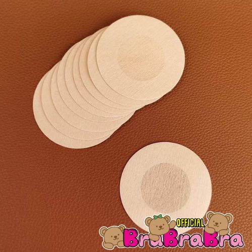 [ส่งจากไทย] 𝑩𝒓𝒂𝑩𝒓𝒂𝑩𝒓𝒂#m-444 แพ็ค 5  คู่ ที่แปะจุก แบบกระดาษ กว้าง 6 CM