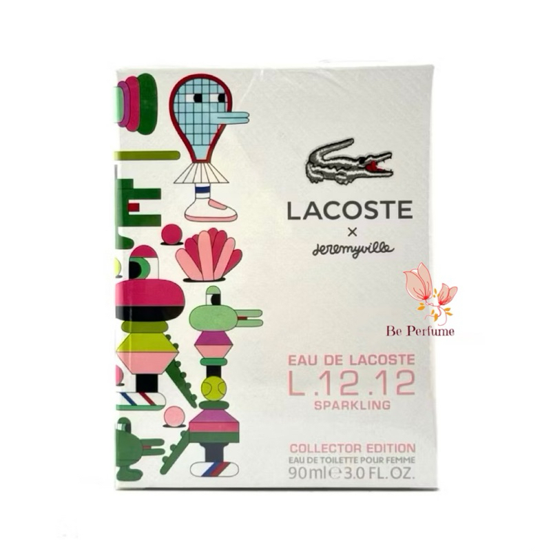 น้ำหอมแท้ Lacoste Eau de Lacoste L.12.12 Blanc Pure Collector Edition Pour femme x Jeremyville