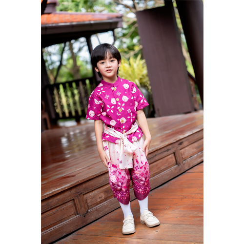 Thelandofvava VNYI3017 ชุดเซ็ตเด็กชาย ชุดไทย Happy Loy Krathong ลิขสิทธิ์แท้จาก vava