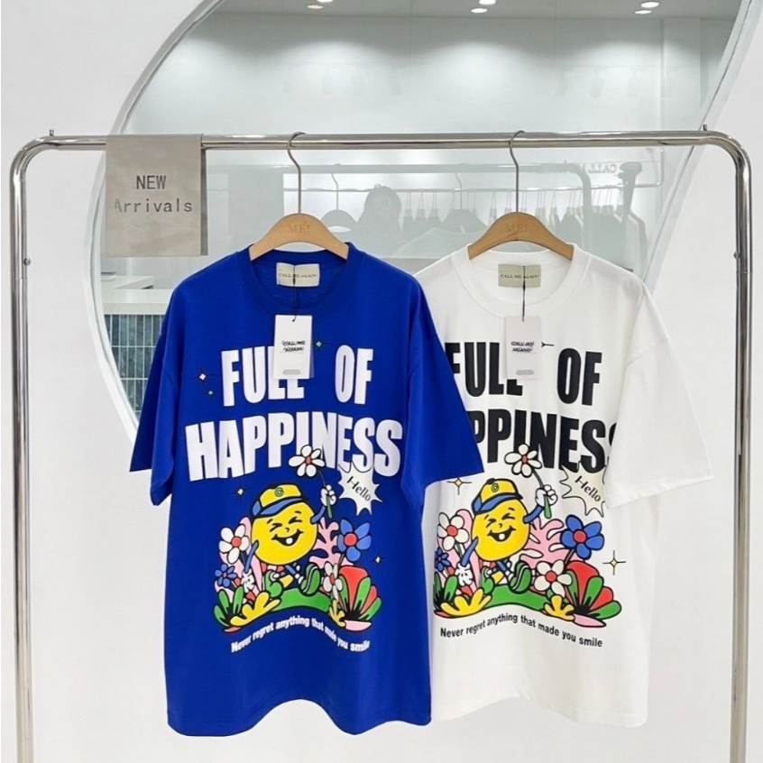 Call Me Again เสื้อยืดโอเวอร์ไซส์ ทรงสวยๆ สกรีนแน่นๆ ใส่สบายๆ ผ้าคอตตอนเกาหลี ใส่ได้ทั้งชายและหญิง พร้อมส่ง