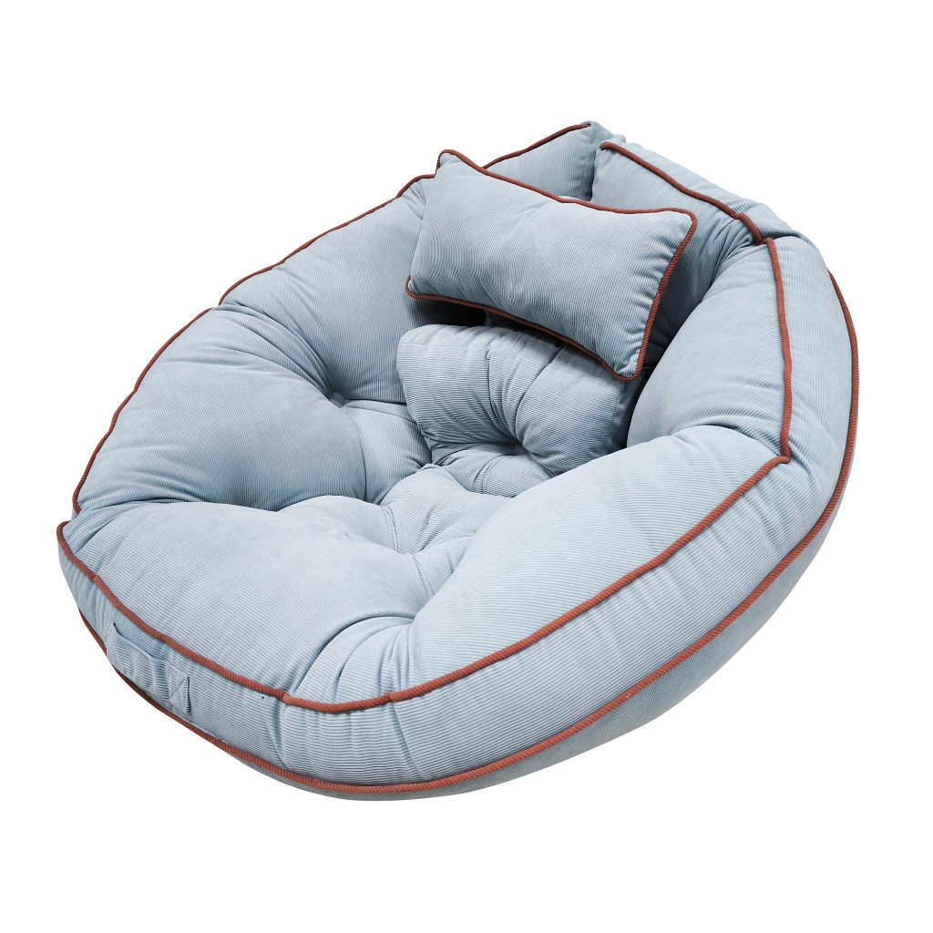 HomePro เบาะรองนั่ง HOME LIVING STYLE ZEASON 34X43 นิ้ว สีฟ้า