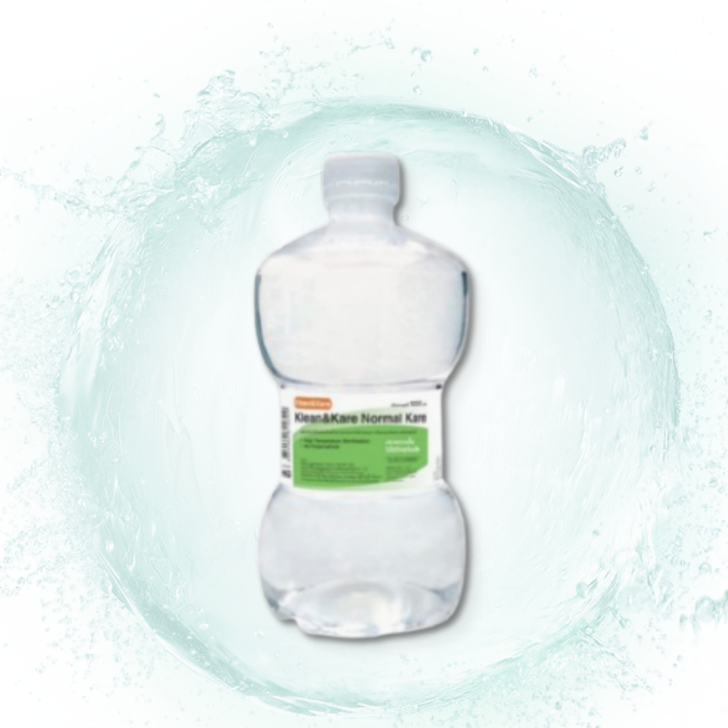 KLEAN&KARE Normal Kare น้ำเกลือคลีนแอนด์แคร์นอร์มอลแคร์ ขวดดัมเบล 1000 ml. ล้างแผล ล้างจมูก