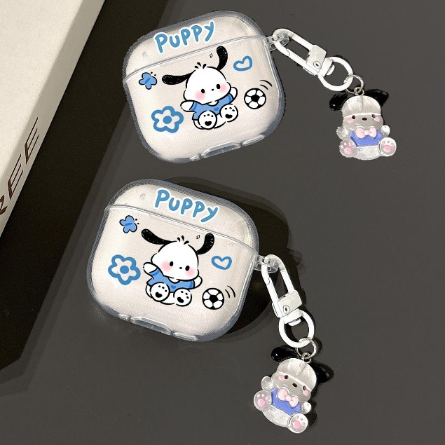 ส่งจากไทย เคส มาใหม่ สำหรับเหมาะสำหรับ Airpods 1/2,3,4, AirPods Pro,Pro2 หมาซานริโอ ปาชา วัสดุ TPU โปร่งใส