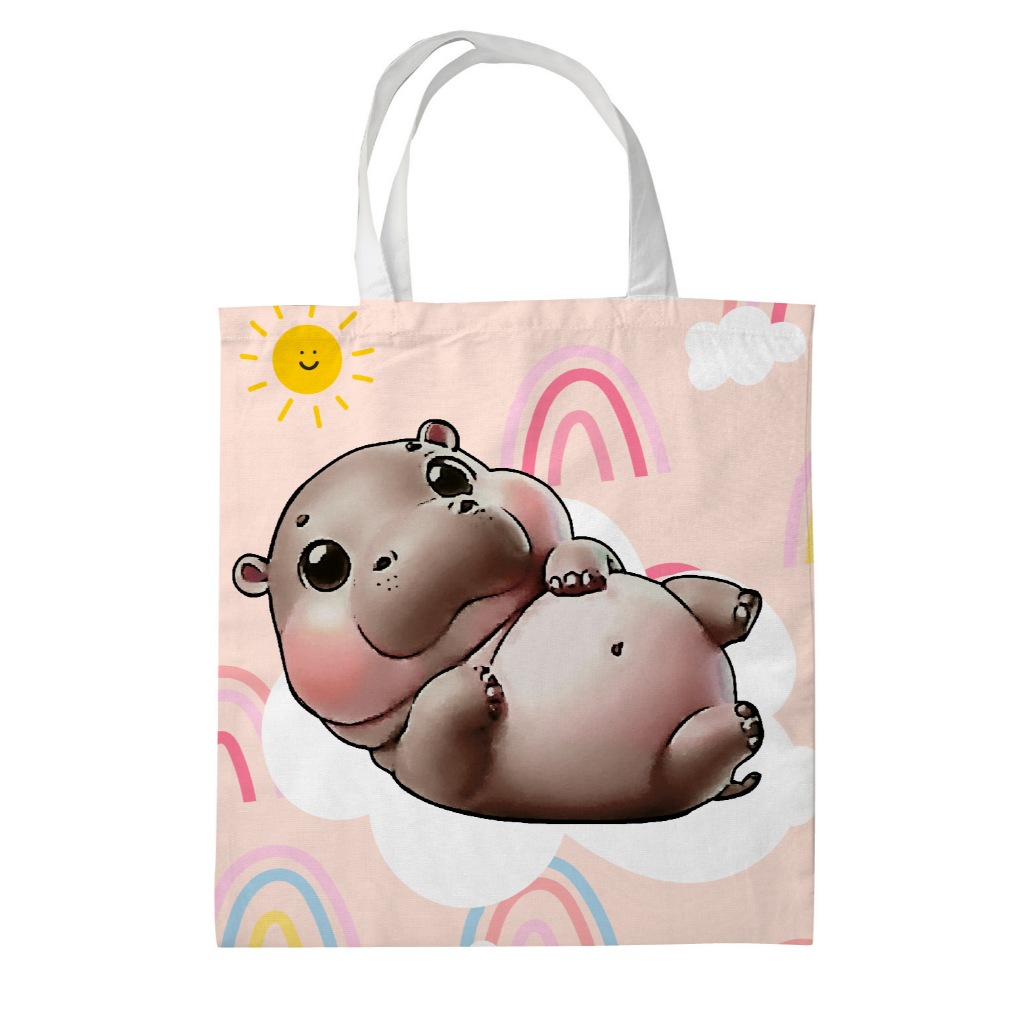 กระเป๋าผ้า POLYCANVAS พิมพ์ด้านหน้าและด้านหลัง ขนาด 35×40 cm.