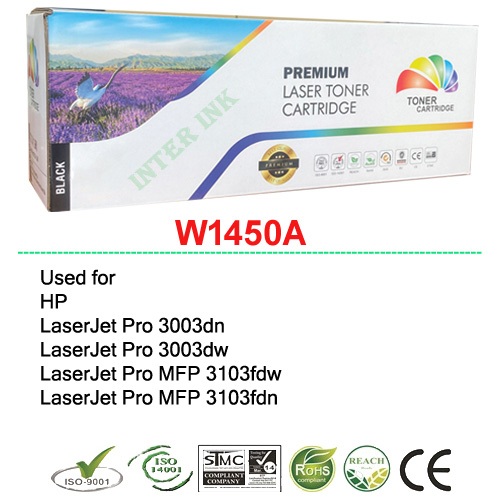ตลับหมึก W1450A (145A) สีดำ Full Color