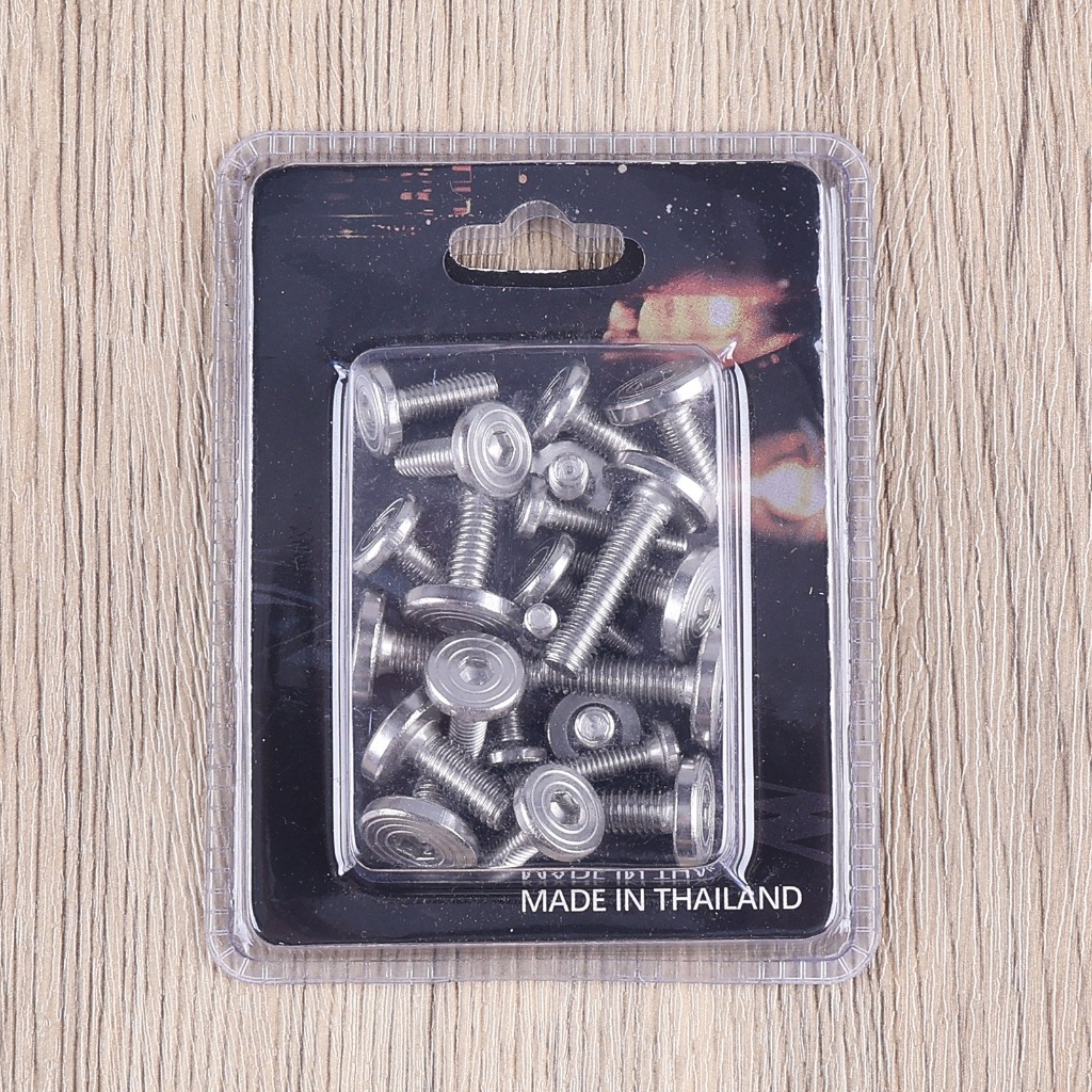 น๊อตชุดสีทั้งคัน w110i 2009-2020 wave125r wave125s สแตนเลสแท้ 100% (เลสสีเงิน) น็อตใส่เปลือกชุดสี ตรงรุ่น ขายดี - รูปที่ 4