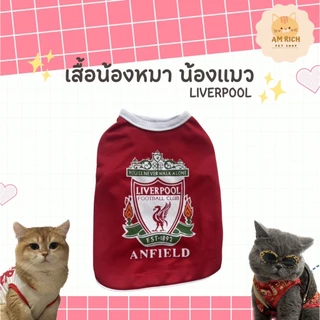 เสื้อหมา เสื้อแมว ลายทีมฟุตบอล (เบอร์ 1-6) ลายกีฬา เสื้อผ้าสัตว์เลี้ยง กระต่าย แฟชั่น ผ้านุ่ม ใส่สบาย