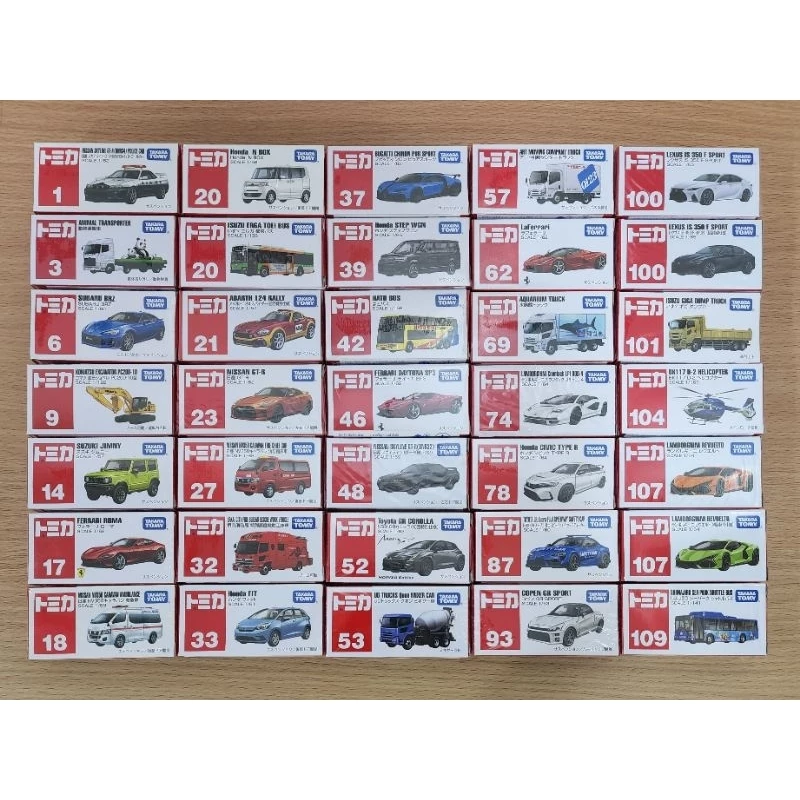 [ชุดที่ 2] Tomica รถเหล็ก ของใหม่ Takara Tomy กล่องขาวในซีล