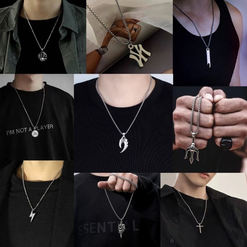 สร้อย​แฟชั่น​ สร้อยคอผู้ชาย โค๊ด​M