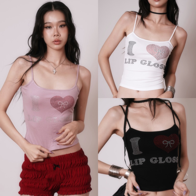 ANGELWANG - I ❤️ Lip Gloss Camisole