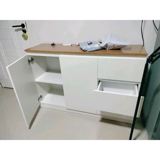 เค้าเตอร์พับนอก2ประตู3ลิ้นชัก 35x120x80cm