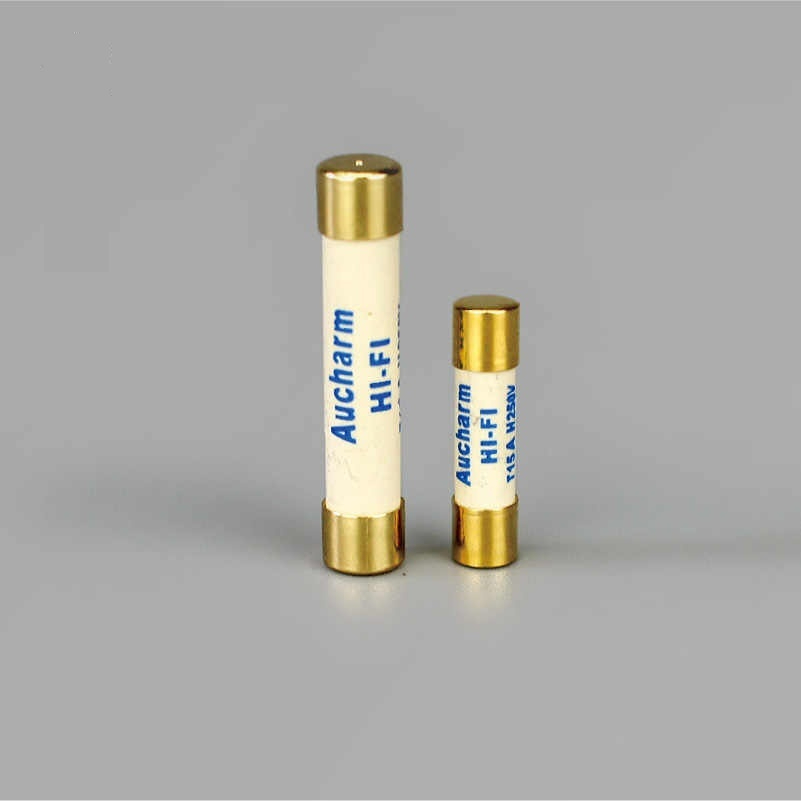 Gold-Plated Alloy สายสัญญาณเสียงโดย Auchatm สําหรับเสียง BXG02 5X20 ฟิวส์ 6X32 CD เครื่องขยายเสียง 1