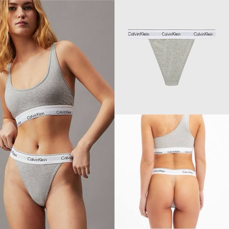 Calvin Klein Modern Cotton String Thong กางเกงในทรง Thong