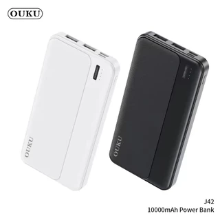 OUKU J42 แบตสำรอง Power Bank 10000mAh แบตสำรอง รีแมกซ์แท้ แบตสำรองมินิ แบตสำรอง มี มอก.