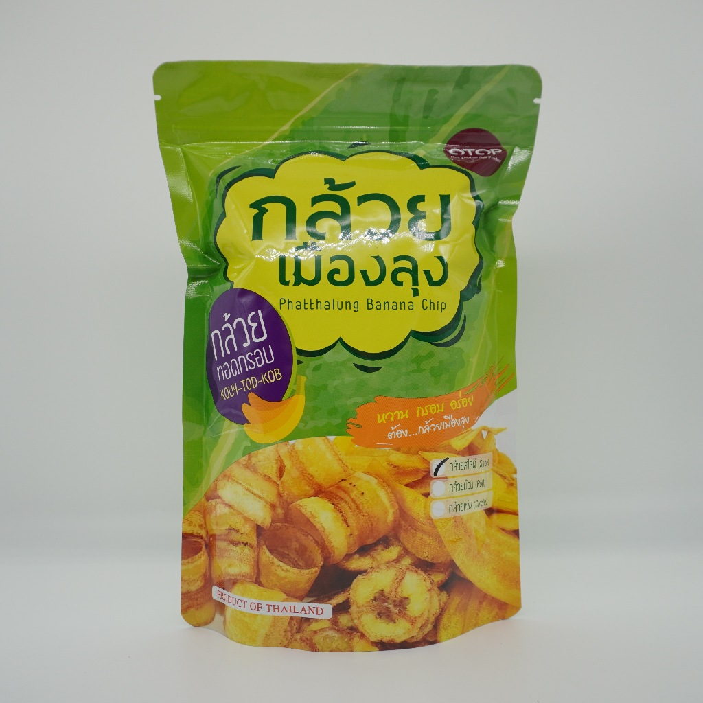 [ส่งฟรี] กล้วยทอดกรอบรสหวาน แบบสไลด์ ตรา กล้วยเมืองลุง