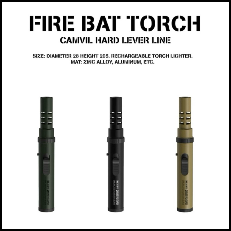 พร้อมส่งจากไทย CAMVIL FIRE BAT TORCH LIGHTER