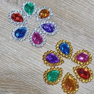 DP4 พลอยหยดน้ำขนาด 13x18mm. จำนวน 50 ชิ้น