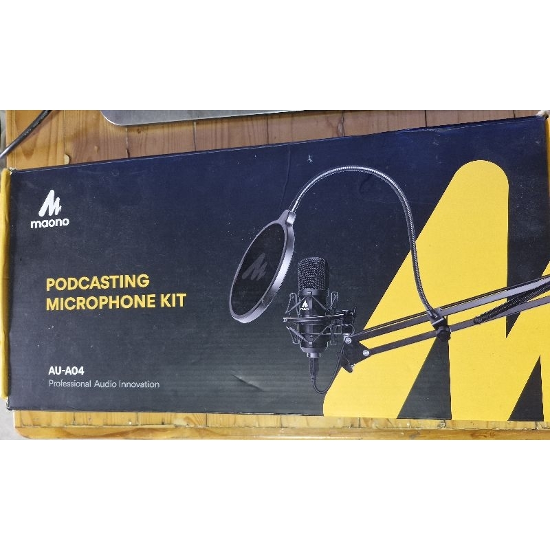 สินค้ามือสอง สภาพตามรูป Maono AU-A04 ไมโครโฟนคอนเดนเซอร์ USB 192KHZ 24BIT สําหรับ PC Podcast