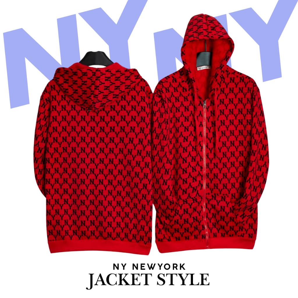 (NYC Limited รุ่นพิมพ์ลาย พรีเมี่ยม) เสื้อคลุมแขนยาว เสื้อกันหนาว มีฮู้ด ใส่ได้ชาย/หญิง มีเก็บเงินปลายทางไม่บวกเพิ่ม