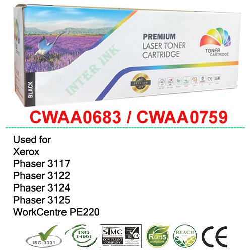 ตลับหมึก Xerox Phaser 3124 / Phaser 3125 (CWAA0759) สีดำ Full Color