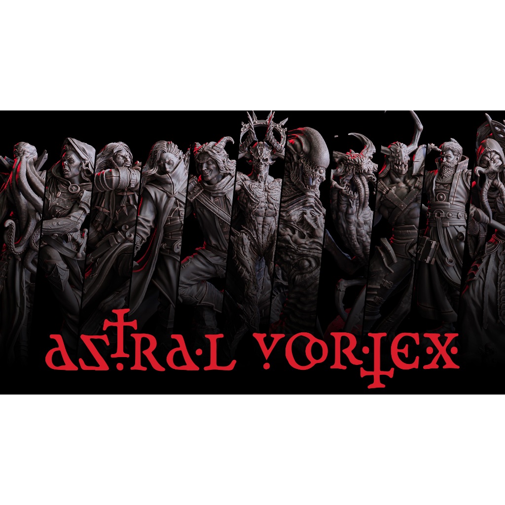 ASTRAL VORTEX - [Made to order ส่งพัสดุภายใน 1-3 วัน] โมเดลสำหรับ DnD miniaature,  and other RPG's
