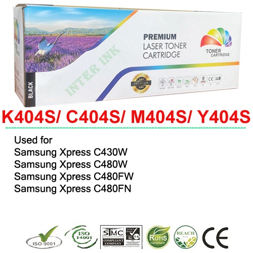 ตลับหมึก Samsung SL-C480FW / SL-C480W / SL-C430 / SL-C430W (404S) Full Color