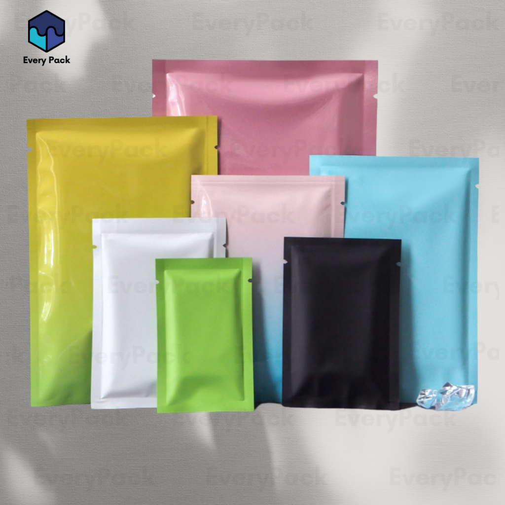 [แพ็ค 100 ใบ] ซองซีล ถุงฟอยล์ ถุงซีล ซองซีล3ด้าน ฟอยล์ทึบ ตั้งไม่ได้ หน้า-หลังทึบ ซอง อลูมิเนียมฟอยล์ [PB26] - รูปที่ 5