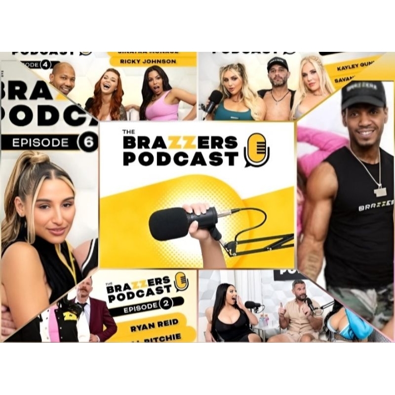 Blu-ray+DVD ซองกระดาษ สกรีนแผ่น The Brazzers Podcast: Episode