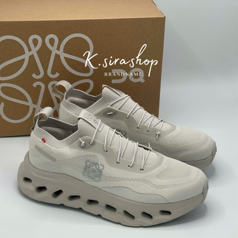 [ส่งฟรี] New Loewe x On Cloudtilt Sneakers สีSand v.1 (รบกวนลูกค้าทักแชทสอบถามก่อนชำระนะคะ)