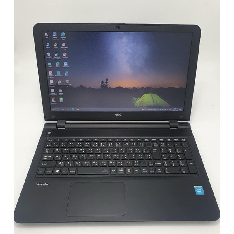 โน๊ตบุ๊คมือสองเรียนออนไลน์/มีกล้อง/มีไวไฟ-NOTEBOOK NEC VERSAPRO VK14 CELERON Ram 4 GB