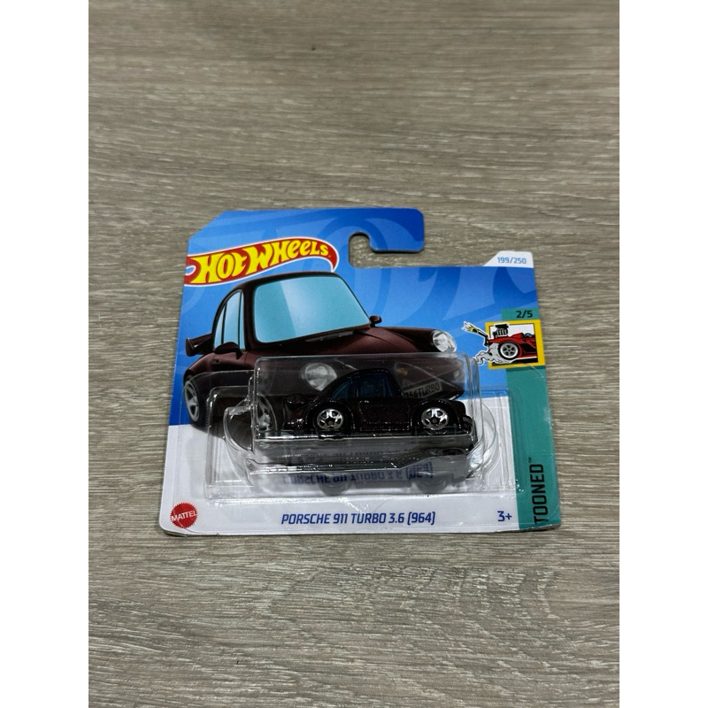 Hot Wheels PORSCHE 911 TURBO 3.6 (964) toon แพ็คสั้น