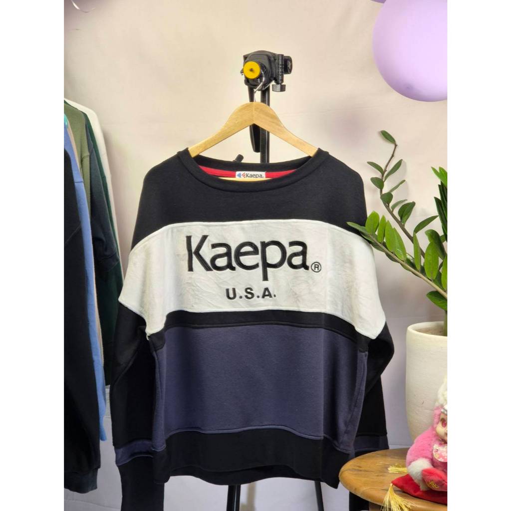 เสื้อสเวตเตอร์ Kaepa ( ไซต์ L) มือสอง แท้ เสื้อกันหนาว เสื้อแขนยาว