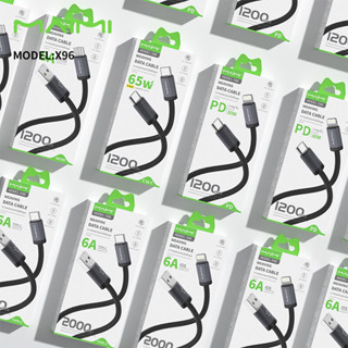 Maimi รุ่นX96 (PD(30W)/Type C to Type C(65w))สายชาร์จเร็ว มี…