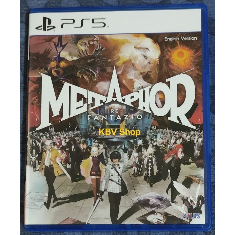(⚡มือ 2 พร้อมส่ง⚡)Ps5: Metaphor Refantazio มือสอง