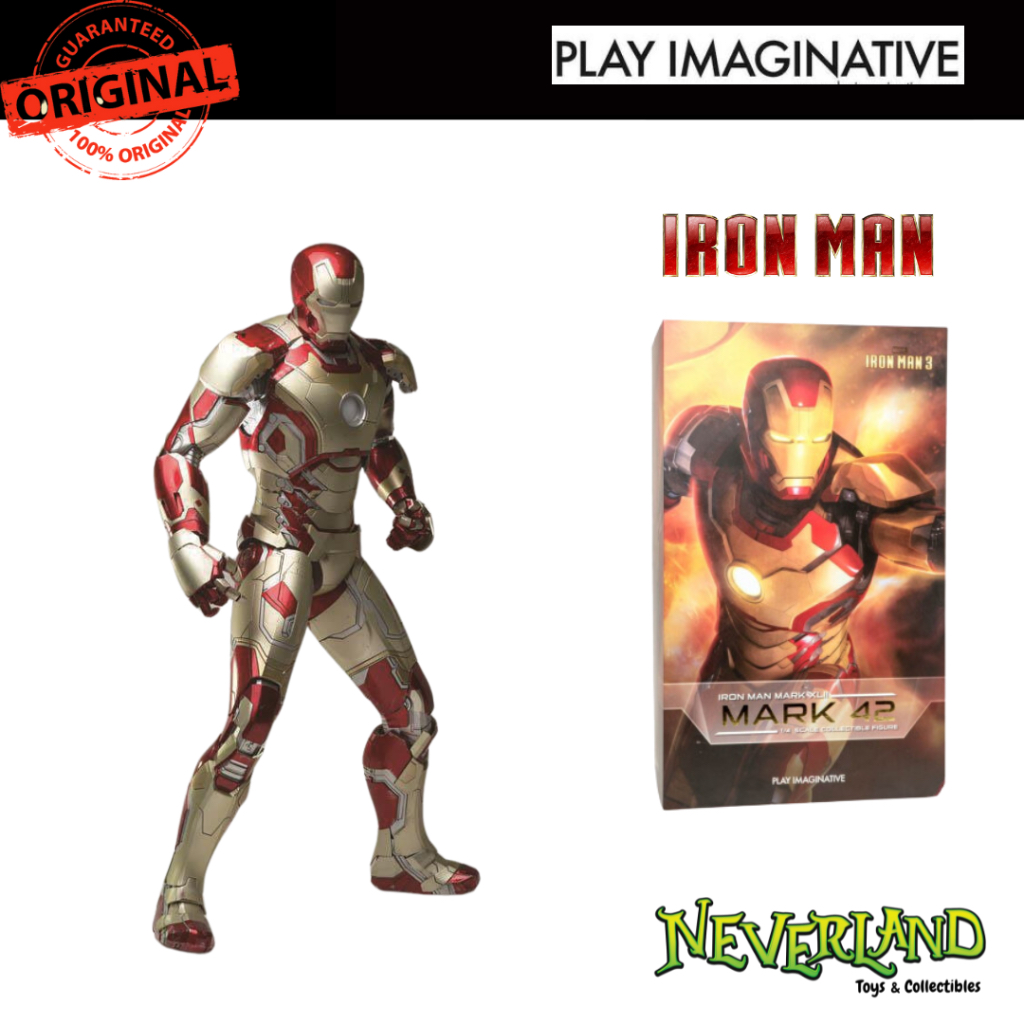 Play Imaginative Iron Man 3: Mark 42 Super Alloy Figure 1:4 Scale