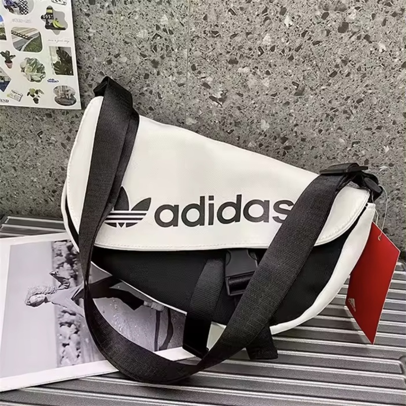 Adidas กระเป๋าสะพายข้างลำลองสำหรับบุรุษและสตรีคุณภาพสูงใหม่