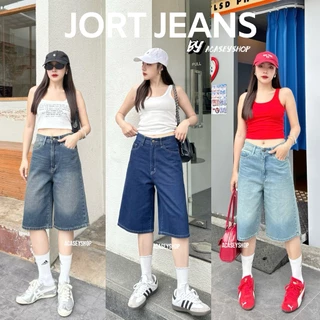 Acasey กางเกงยีนส์ผู้หญิง ขาสั้น 5ส่วน ผ้าไม่ยืด เนื้อผ้าดีใส่สบาย HipJeans ไซส์ S - 3XLขาสั้น 5ส่วน