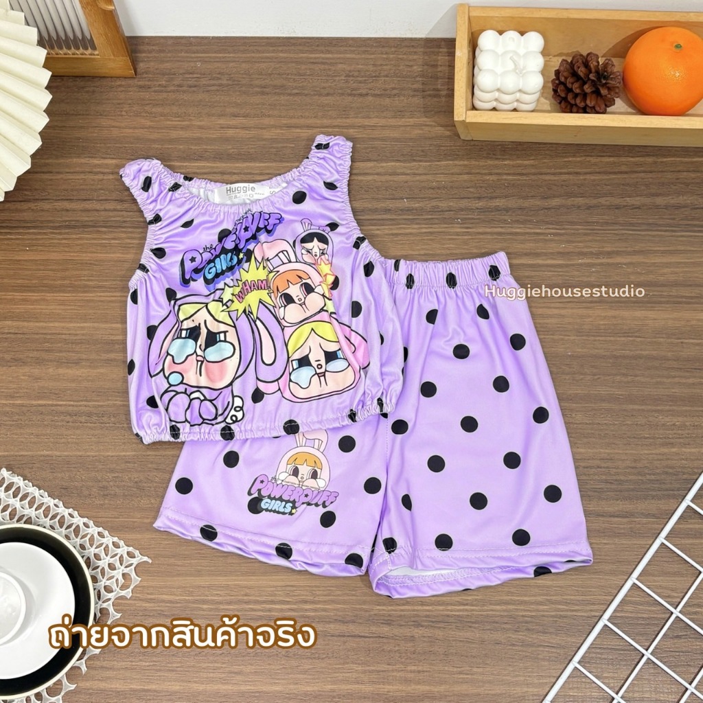 พร้อมส่ง น67-น70  3842 เซทลายจุด - รูปที่ 7